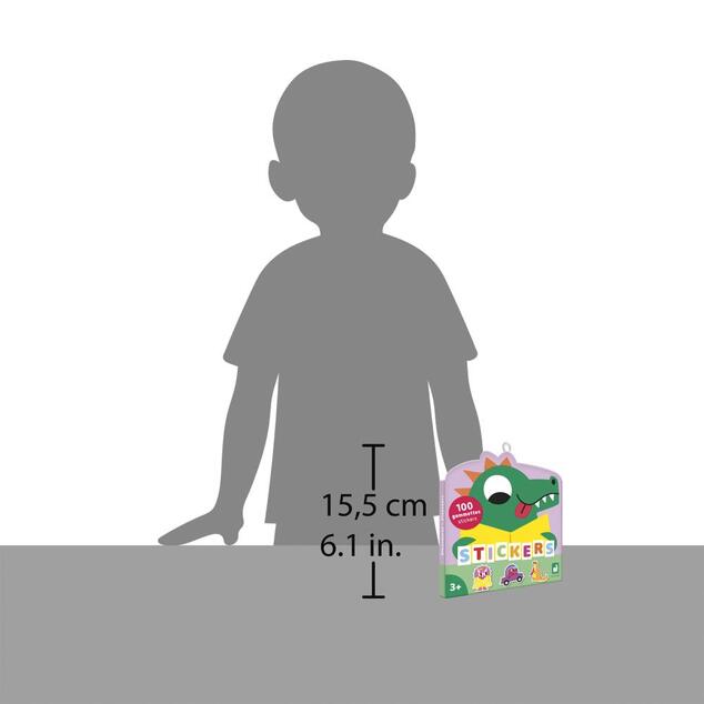Janod Stickers Samolepky Dinosaurus 100 ks