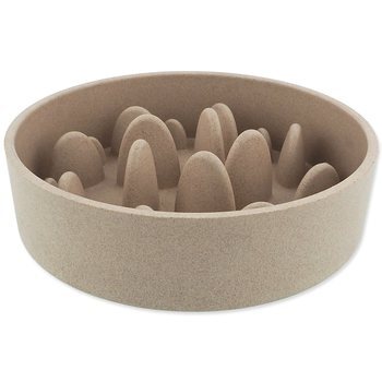 Miska Dog Fantasy proti hltaniu EcoStyle béžová 21cm, 1350ml