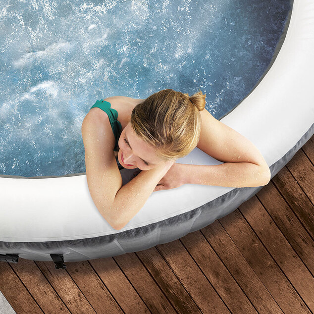 Intex 28440NP Nafukovacia vírivka PureSpa™ Greywood Bubble Deluxe (pre 4 osoby) S2