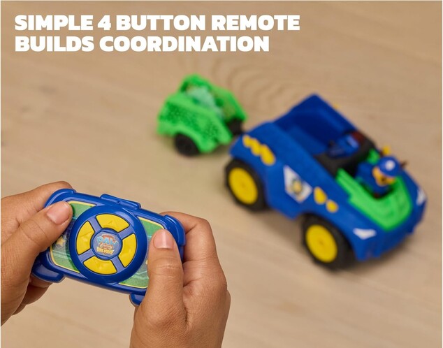 Spin Master Paw Patrol Dino RC auto con rimorchio Chase