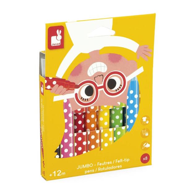 Janod Colorino Moje prvé fixky 6 farieb