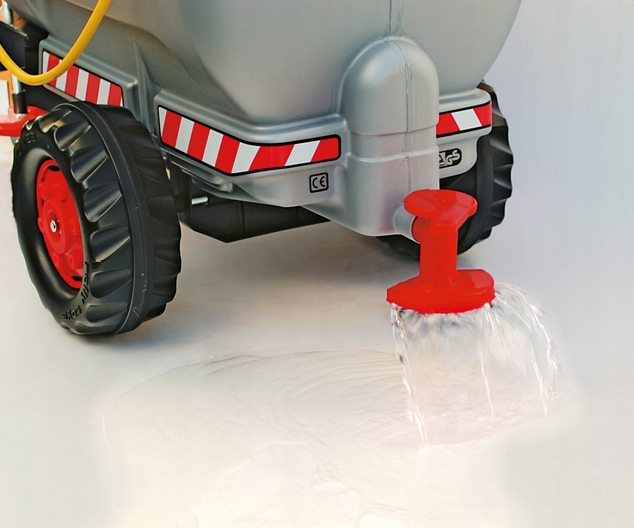 Rollytoys Rolly tanker s pumpou a striekačkou 1osý - strieborný