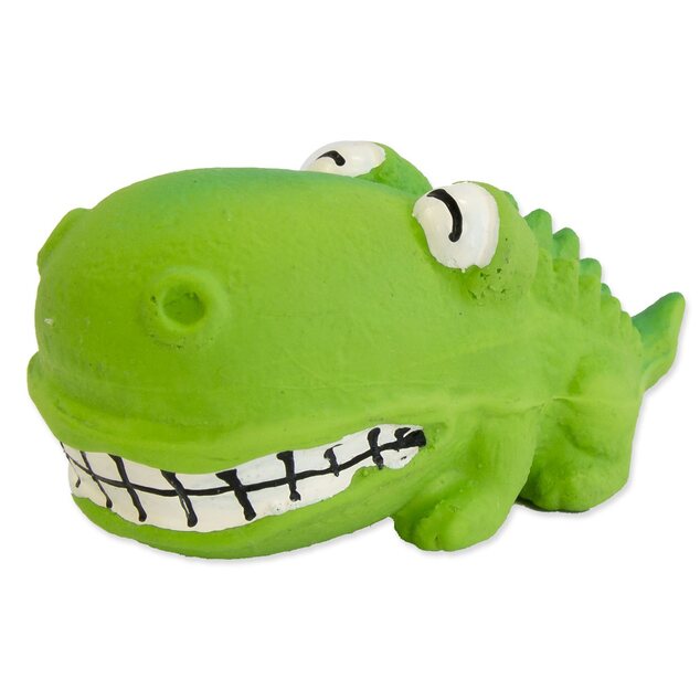 Igrača Dog Fantasy Latex Big Heads z mešanico zvoka 9 cm