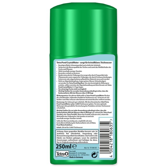 Prípravok Tetra Pond Crystal Water 250 ml