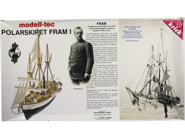 Modell-Tec Fram I. výskumná polárna loď 1:50 kit