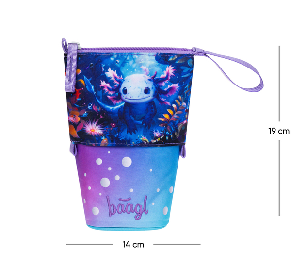 BAAGL Školský peračník Pop Up Axolotl GRS