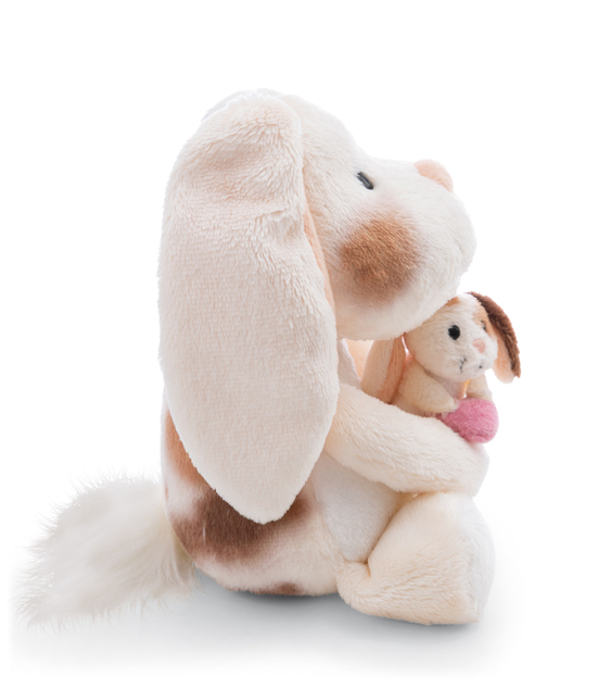NICI peluche Coniglietto 20 cm con cucciolo 6 cm - Little &amp; Me