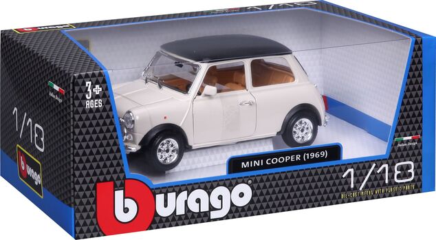 Bburago 1:18 Mini Cooper (1969) Beige