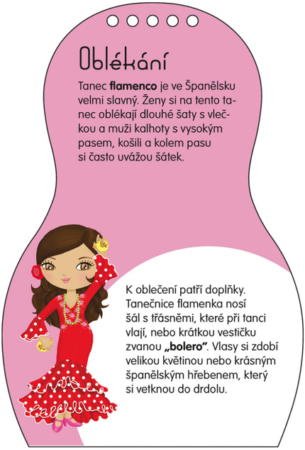 Obliekame španielske bábiky INES – omaľovánky