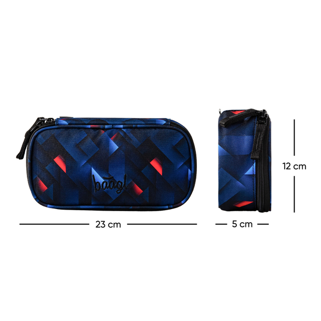 BAAGL Školský peračník etui Indigo