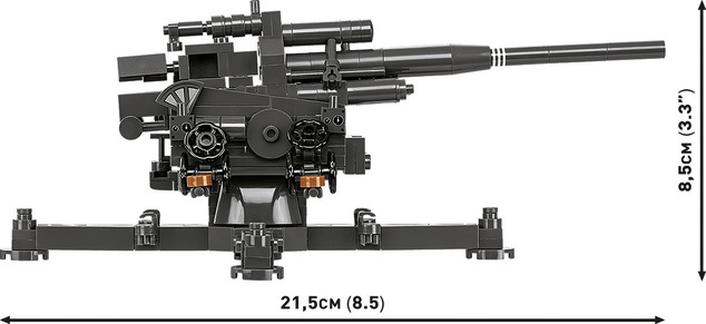 Cobi Protilietadlové delo 10.5 cm Flak 39, 1:35