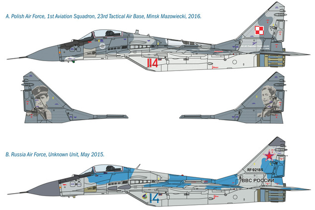 Model zrakoplova 1377 - MIG29 "FULCRUM" (1:72)