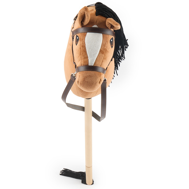 Bieco - Hobby Horsing na tyči - koník hnedý, veľ. S