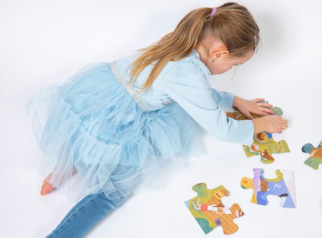 KukiKuk 80052 Veľké puzzle Na výlete