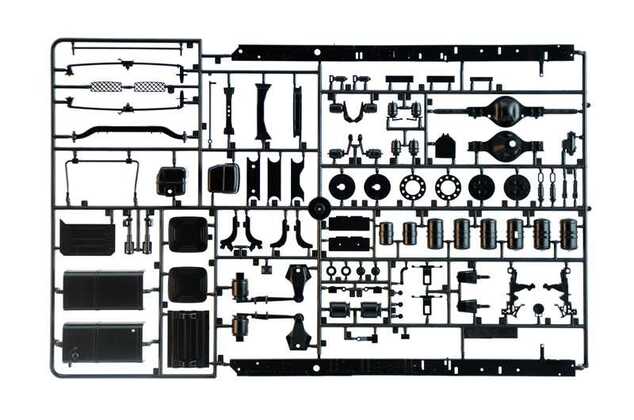 Model Kit truck 3971 - Scania S770 4x2 Normal Roof "Grey Cab" (1:24)