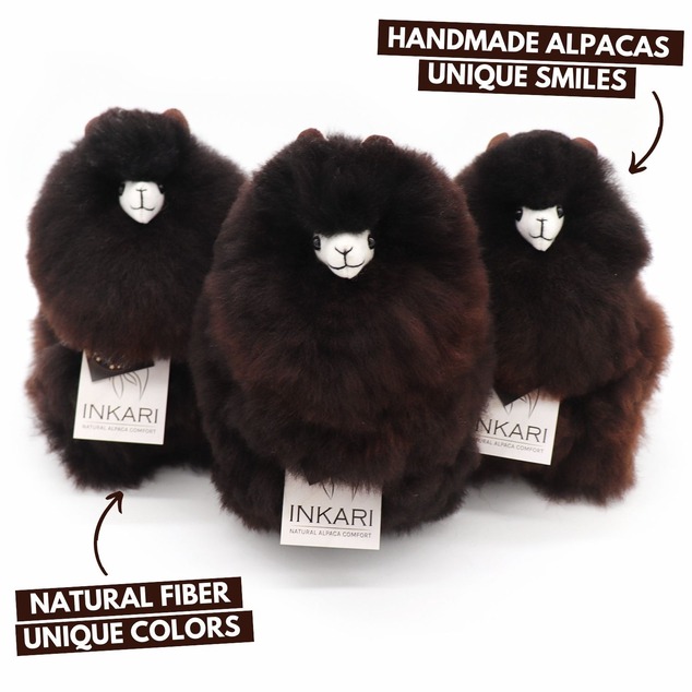 INKARI Plyšová hračka Alpaca Small Cacao 23cm