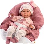 Llorens 74014 NEW BORN - realistická bábika bábätko so zvukmi a mäkkým látkovým telom - 42