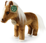 Cavallo di peluche marrone in piedi 23 cm ECO-FRIENDLY