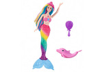 Bambola sirena che cambia colore 35cm
