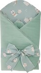 EKO pamut pólya kókuszos kivehető betéttel VELVET Dogs Mint 75x75 cm