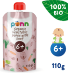 SALVEST Ponn BIO Hovädzie mäso so zeleninovým pyré (110 g)