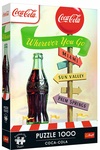 Trefl Puzzle 1000 Premium Plus - Coca-Cola: Wohin Sie auch gehen