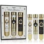 ACCENTRA Set za kupanje Winter Glamour u epruvetama Vanilija i mošus 2x 60ml + 80g