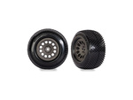 Traxxas koleso 2.1/2.6", disk uhlovo šedý, pneu Response Pro (2)
