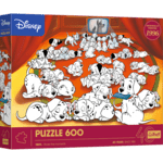 Trefl Puzzle 600 Výročné - 101 dalmatíncov