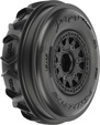 Pro-Line koleso 2.2"/3.0" Dumont Paddle predný, disk čierny (2)
