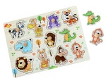 2Kids Toys Fa puzzle Safari 11 darabos