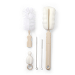 BABYONO Brosses pour biberons et tétines avec poignée amovible Beige