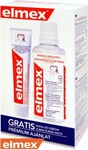 Elmex Caries Protection ústna voda 400ml + zubná pasta 75ml ZDARMA
