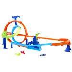 Mattel Hot Wheels Stunt Tracks Rapid Launch Cyclone