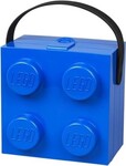 LEGO box s rukoväťou - modrá