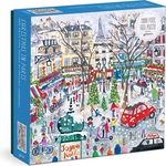 Galison Folienpuzzle Michael Storrings Weihnachts-Paris 1000 Teile