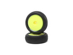 Losi koleso s pneu Taper Pin, predný, žltý disk (2): Mini-B