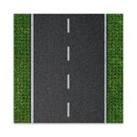 BRIXIES Plus 225.005 Design-Bauplatte - gerade Straße 25,5 x 25,5 cm