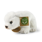 Plyšový medveď ľadový stojaci 19 cm ECO-FRIENDLY