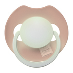 LOVI Cumlík svietiaci silikónový dynamický Prime 0-6m 1ks Blush
