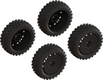 Arrma kotač s gumama dBoots 2-HO, crni disk (2)