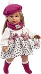 Llorens 54050 CARLA - realistická bábika s mäkkým látkovým telom - 40 cm