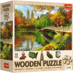 Trefl Drevené puzzle 501 - Central Park, Manhattan