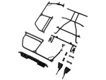Axial gabbia del telaio: SCX10 III Jeep CJ-7