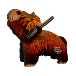 EUGY Skotská kráva 3D kartonová skládačka