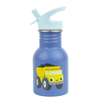 A Little Lovely Company - bouteille à boire en acier inoxydable à paroi simple, 350 ml - camion benn
