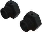 Arrma šesťhranný unášač 17mm, 16.5mm, hliník čierny (2)
