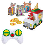 Furgone RC che spara pizza con suono, 2,4 GHz, 12 cm | Pizza Panic!