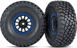 Traxxas bicykel 3.2/2.2", disk Method Racing modrý, pneu Baja KR3 (2)