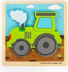 Bigjigs Toys Vkladacie puzzle Traktor